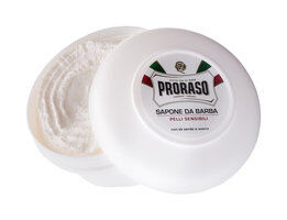 Кремовое мыло для бритья для чувствительной кожи лица Proraso Shaving Soap