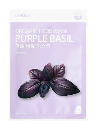 Тканевая маска для лица с базиликом LanSkin Purple Basil Organic Food Mask