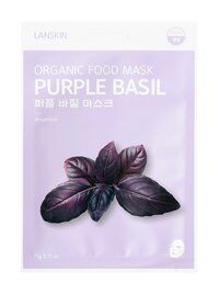 Тканевая маска для лица с базиликом LanSkin Purple Basil Organic Food Mask фото 1