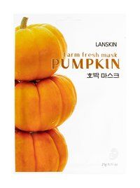 Тканевая маска для лица с тыквой LanSkin Pumpkin Farm Fresh Mask фото 1