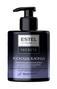 Тонирующая маска для блеска холодных оттенков блонд Estel Secrets Роскошь б