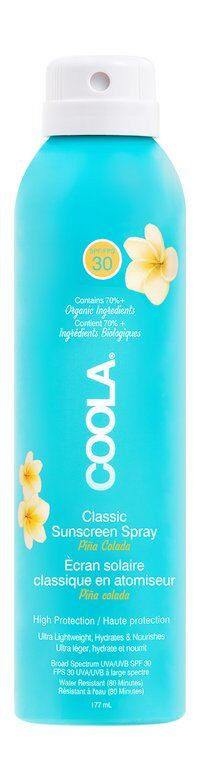 Солнцезащитный спрей для тела с ароматом пина колады Coola Classic Sunscree фото 1