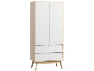 Распашной шкаф Лесли-2 Plywood White