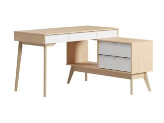 Письменный стол Лесли-2 Plywood White