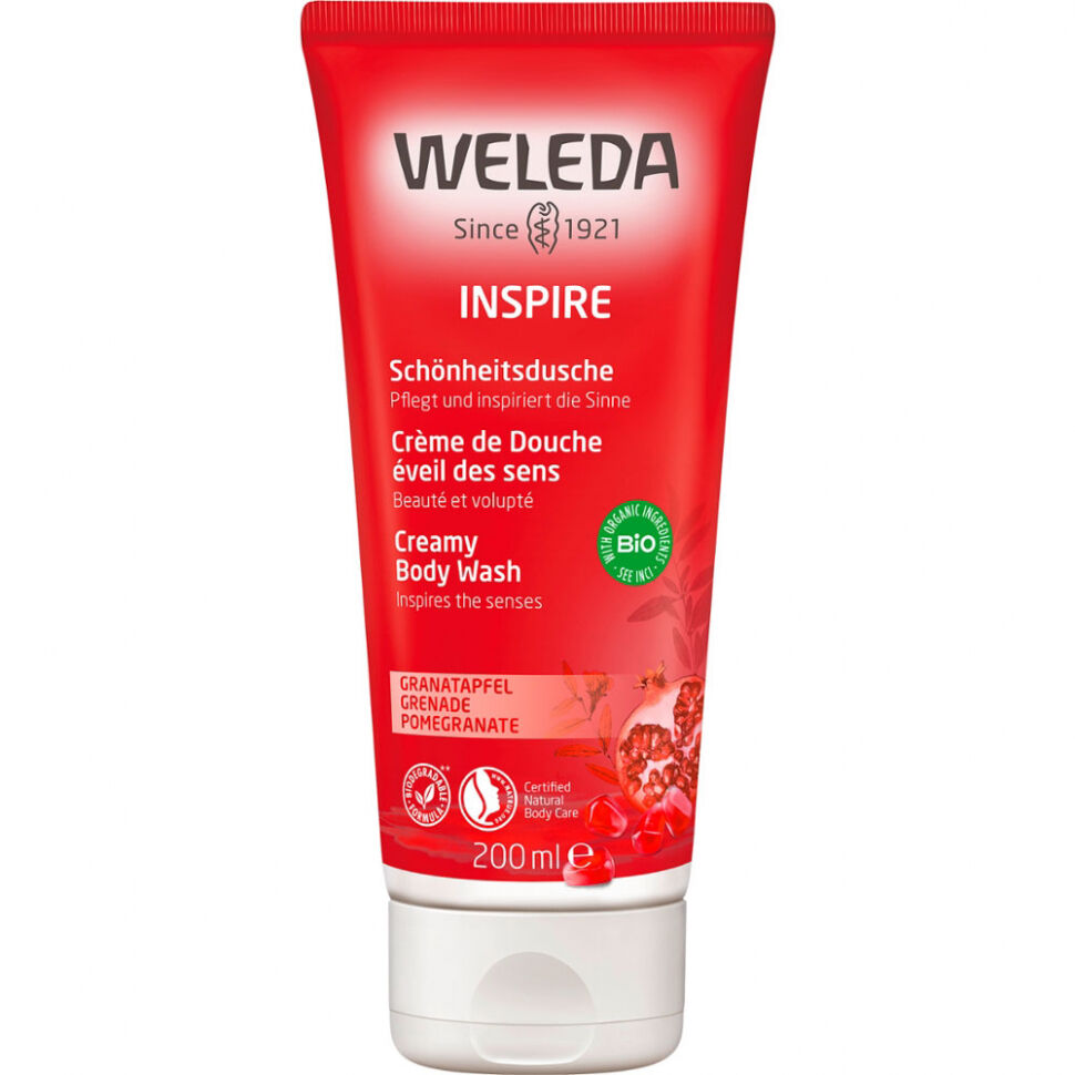 Гранатовый гель для душа Weleda 200 мл фото 1