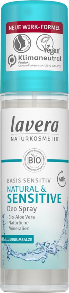 LAVERA БИО дезодорант-спрей 24 часа Basis Sensitiv 75 мл фото 1