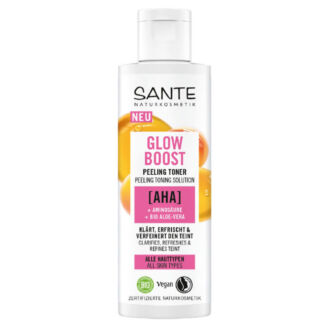 SANTE Glow Boost Тоник-пилинг с AHA-кислотами, аминокислотами и био-алоэ ве