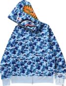 Толстовка Bape ABC Shark Full Zip, синий 1D20 115 013 BLUE | Blue фото 2