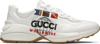 Кроссовки Gucci Rhyton Worldwide - White, белый