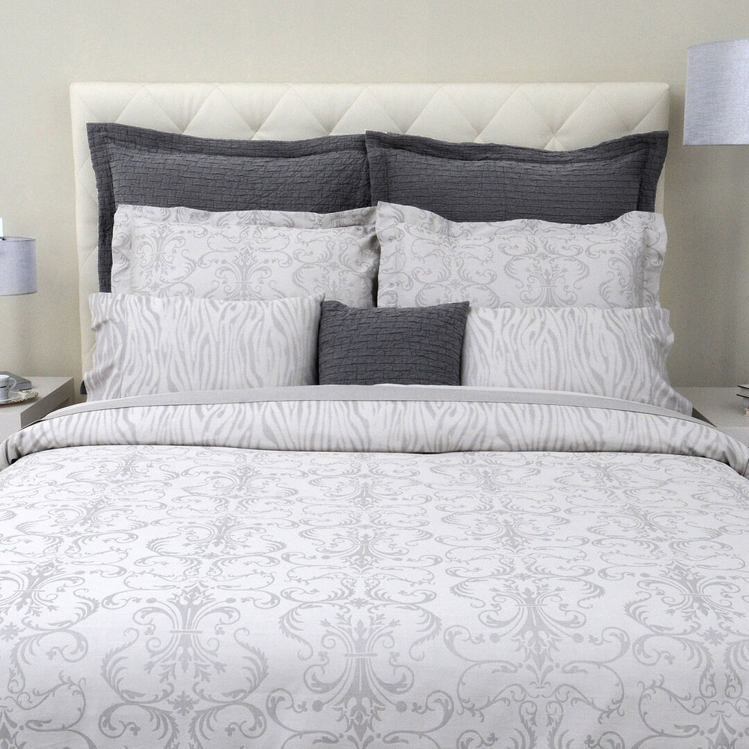 Комплект постельного белья евро Mia Zarrocco Majestic 317/Silver Grey/200220 фото 1