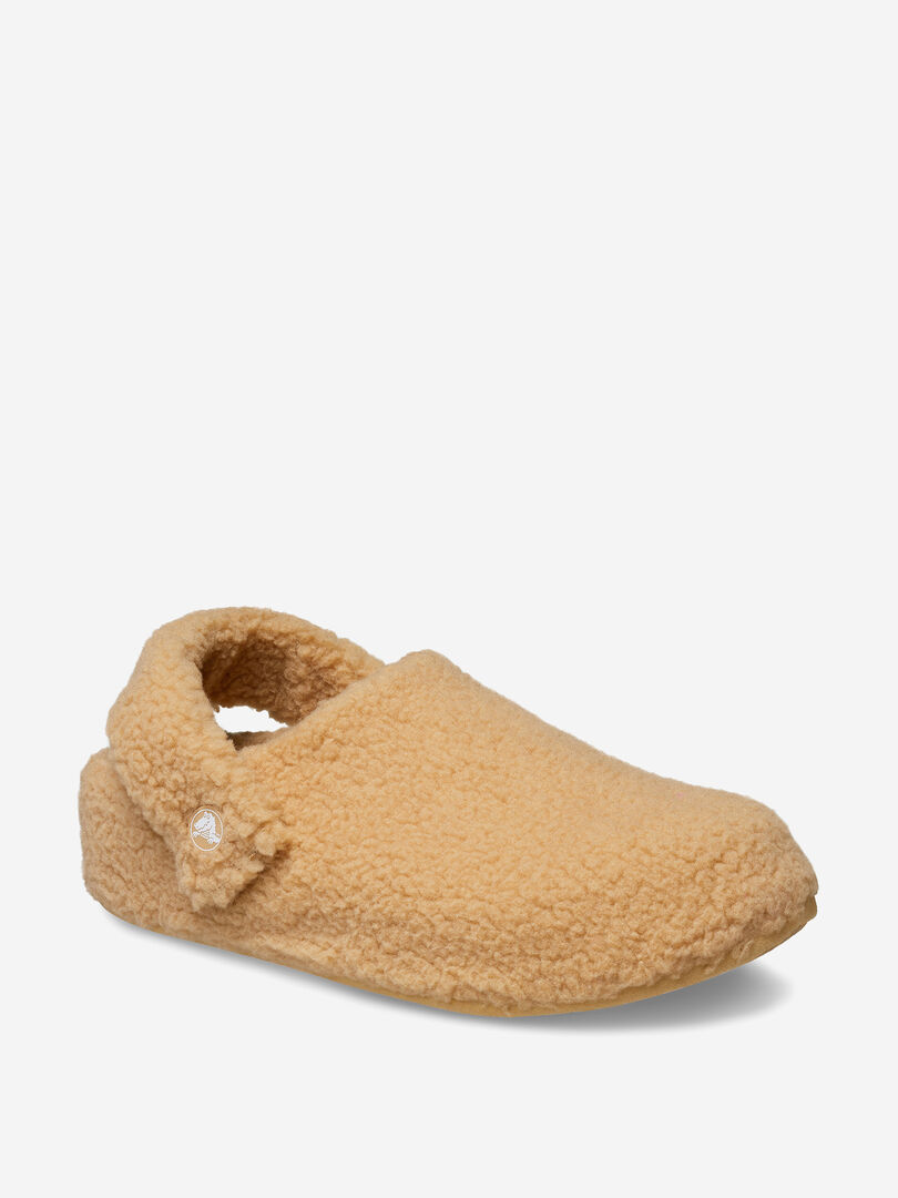 Клоги утепленные женские Crocs Classic Cozzzy Slipper, Бежевый 209386C1G-209 фото 1