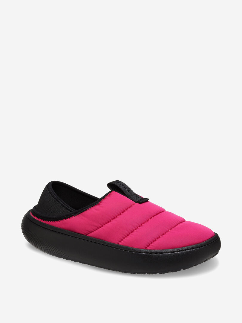 Полуботинки утепленные женские Crocs Classic Puff Moc, Розовый 210706C1G-6ZT фото 1