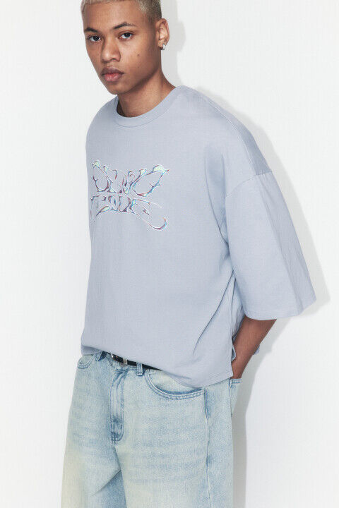 Футболка boxy fit хлопковая с принтом befree 4680704159202 фото 1