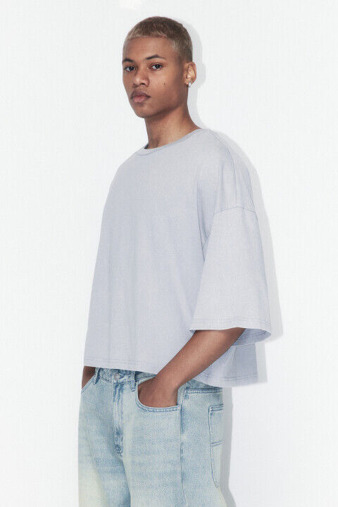 Футболка boxy fit хлопковая с вареным эффектом befree 4680704297409 фото 1