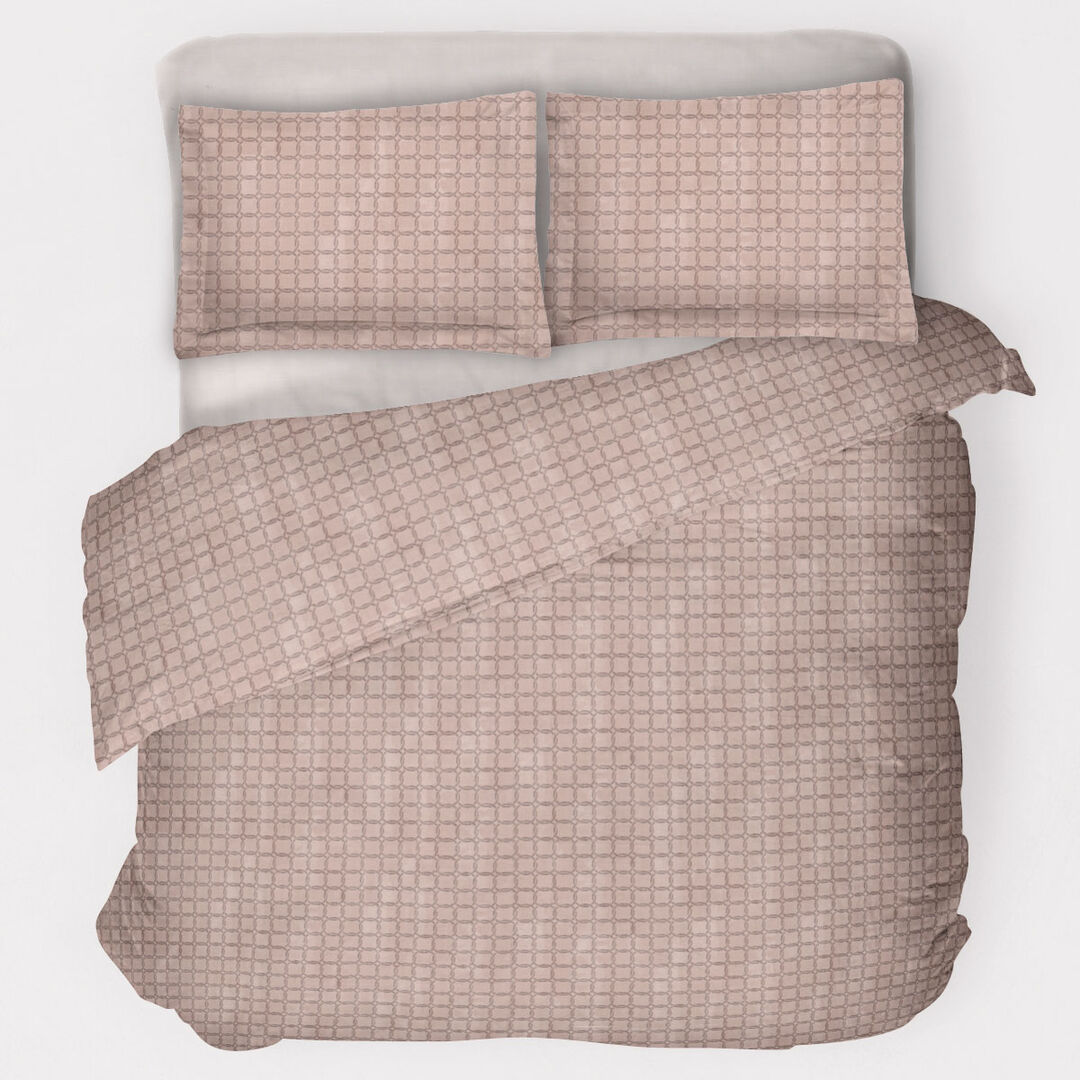 Комплект постельного белья евро Mia Zarrocco Elegance 339/Grey Peach/200220 фото 1