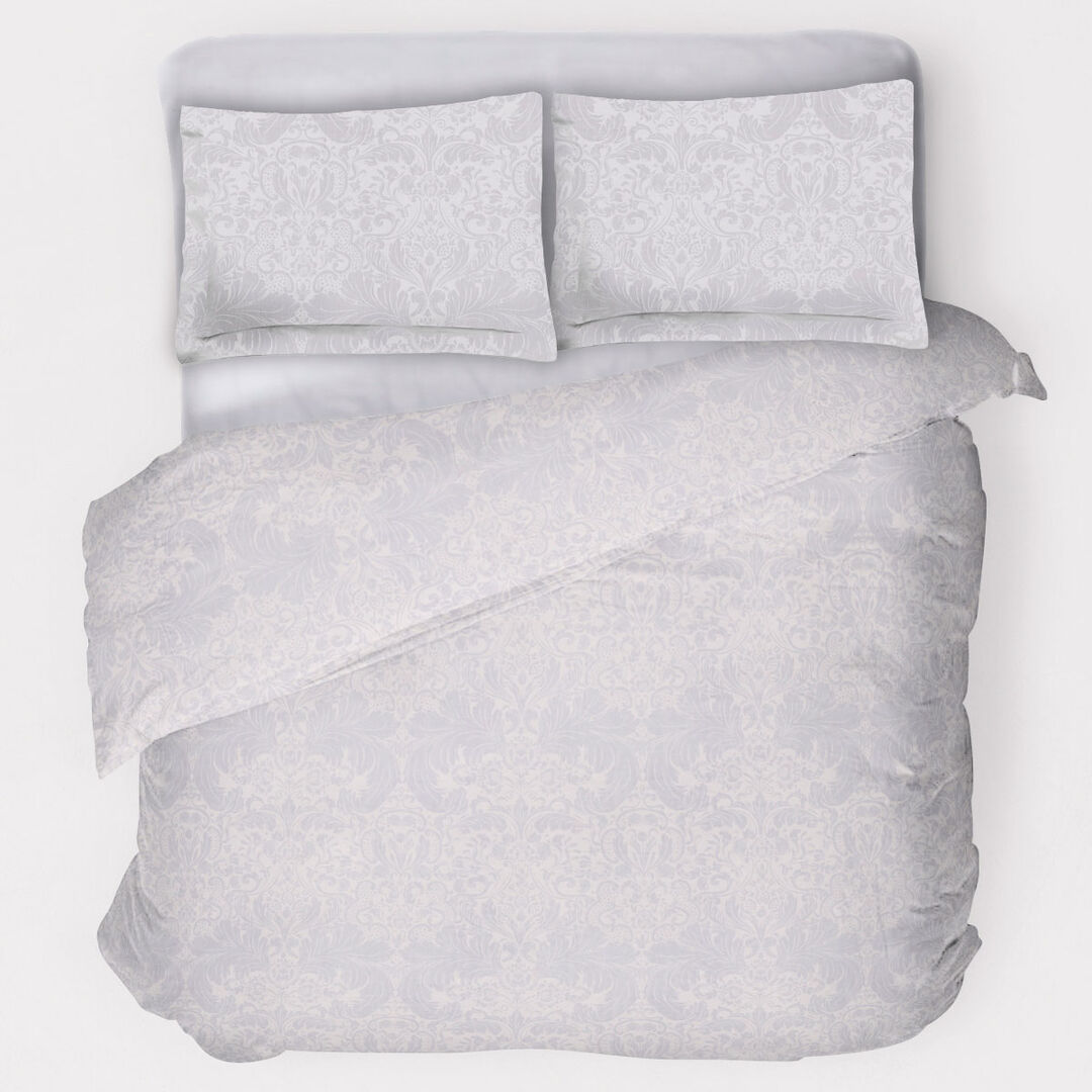 Комплект постельного белья евро Mia Zarrocco Boheme 314/Lilac Grey/200220 фото 1