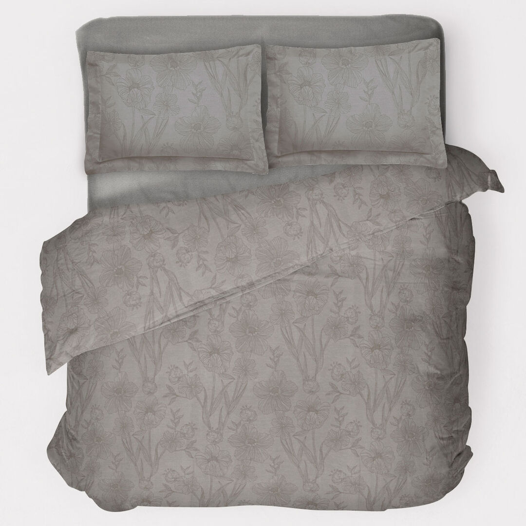 Комплект постельного белья евро Mia Zarrocco Inspirations 340/Grey Linen/200220 фото 1