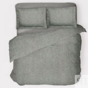 Комплект постельного белья евро Mia Zarrocco Nostalgy 341/Grey Linen/200220 фото 1
