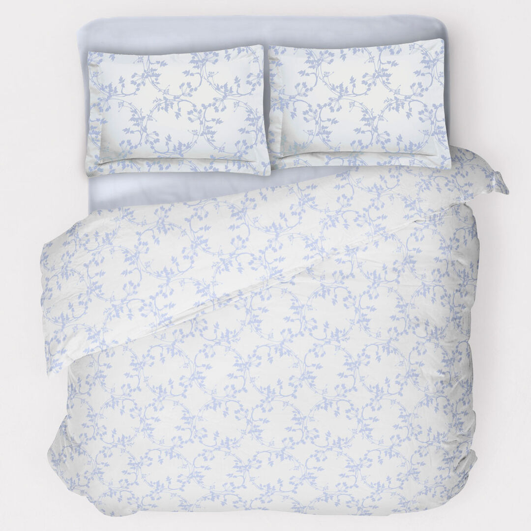 Комплект постельного белья евро Mia Zarrocco Glory 321/Capri Blue/200220 фото 1