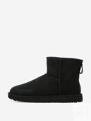 Ботинки утепленные женские UGG Classic Mini II, Черный 1016222U0I-BLK фото 2