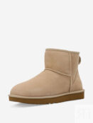 Ботинки утепленные женские UGG Classic Mini II, Бежевый 1016222U0I-SAN фото 3