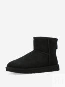 Ботинки утепленные женские UGG Classic Mini II, Черный 1016222U0I-BLK фото 3