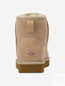 Ботинки утепленные женские UGG Classic Mini II, Бежевый 1016222U0I-SAN фото 4