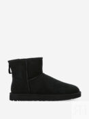 Ботинки утепленные женские UGG Classic Mini II, Черный 1016222U0I-BLK фото 5