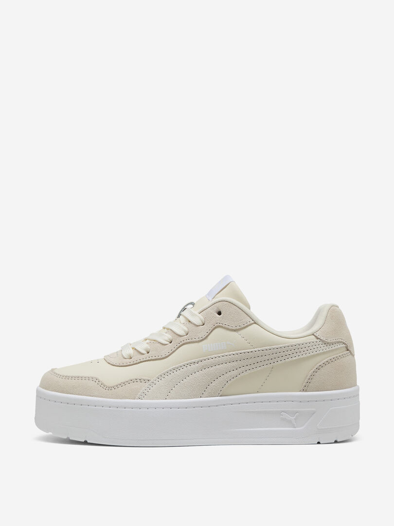 Кеды женские PUMA Court Lally Skye Sd, Бежевый 400735P0P-01 фото 1