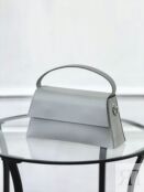 Женская кожаная сумка серая A044 grey mini A044 grey mini фото 1