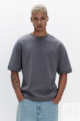 Футболка oversize из хлопкового футера befree 4680704285550 фото 2