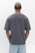 Футболка oversize из хлопкового футера befree 4680704285550 фото 3