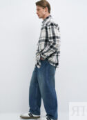 Свободные джинсы Baggy, Синий O`Stin MP4858O02-D4 фото 4