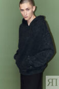 Худи oversize с капюшоном и вареным эффектом befree 4680704221640 фото 1