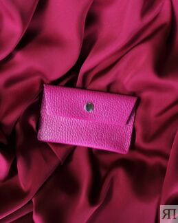 Визитница V001 fuchsia grain