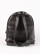 Женский рюкзак из натуральной кожи на молнии черный B008 black grain B008 black grain фото 3
