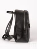 Женский рюкзак из натуральной кожи на молнии черный B008 black grain B008 black grain фото 4
