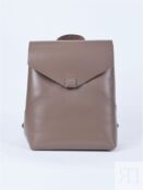 Женский кожаный рюкзак серо-бежевый B003 taupe taupe B003 taupe taupe фото 1