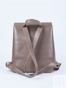 Женский кожаный рюкзак серо-бежевый B003 taupe taupe B003 taupe taupe фото 4