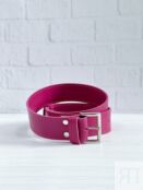 Кожаный ремень на пояс розовый T003 fuchsia T003 fuchsia фото 2