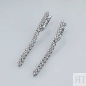 Серьги из белого золота э4712сг03186600_white ЭПЛ Даймонд э4712сг03186600_w 8700000502154 фото 4