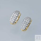 Серьги из красного золота э4812сг04210668_white ЭПЛ Даймонд э4812сг04210668 8700000125100 фото 4