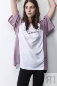 Футболка oversize спортивная из сетки с надписью befree 4680704275636 фото 1